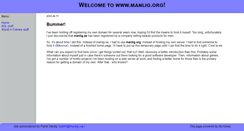 Desktop Screenshot of manlig.org